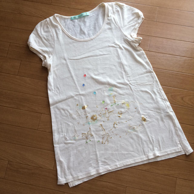 franche lippee(フランシュリッペ)のフランシュリッペ 動物園柄Tシャツ レディースのトップス(Tシャツ(半袖/袖なし))の商品写真