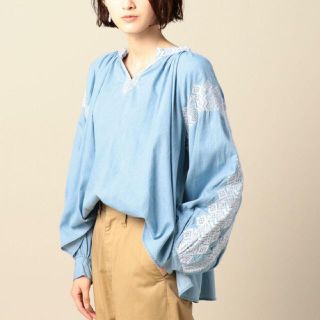 ビューティアンドユースユナイテッドアローズ(BEAUTY&YOUTH UNITED ARROWS)のne Quittez pas エンブロイダリーチュニックブラウス/刺繍(シャツ/ブラウス(長袖/七分))