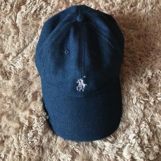 ポロラルフローレン(POLO RALPH LAUREN)のPolo Ralph Lauren デニム地ベースボールキャップ☆値下げしました(キャップ)