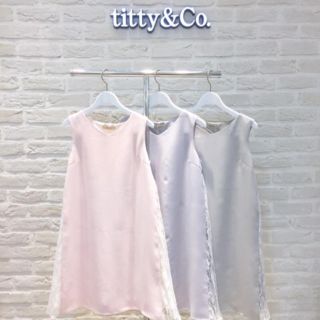 ティティアンドコー(titty&co)のるんる様専用☆彡titty&co. サイドレースワンピース♡(ひざ丈ワンピース)