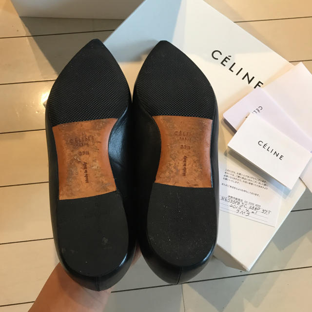 celine(セリーヌ)のセリーヌポインテッドシューズ レディースの靴/シューズ(ローファー/革靴)の商品写真