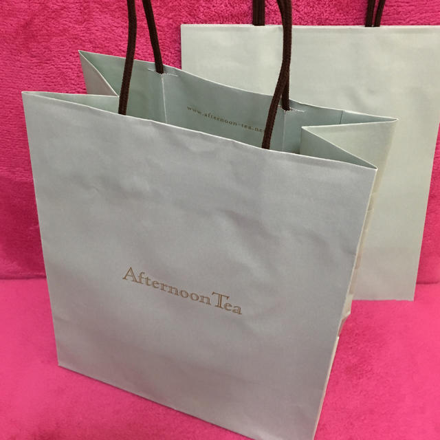 AfternoonTea(アフタヌーンティー)のAfternooTea ショップ袋×2枚セット レディースのバッグ(ショップ袋)の商品写真