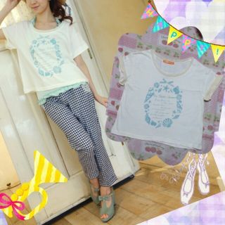 フィント(F i.n.t)のシェルメッセージプリントTシャツ(Tシャツ(半袖/袖なし))