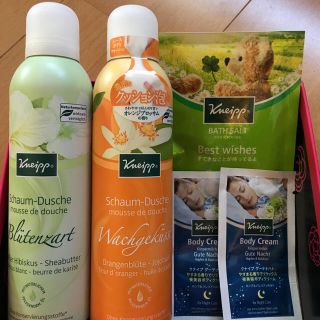 クナイプ(Kneipp)のクナイプボディウォッシュセット クリーム バスソルト付(その他)