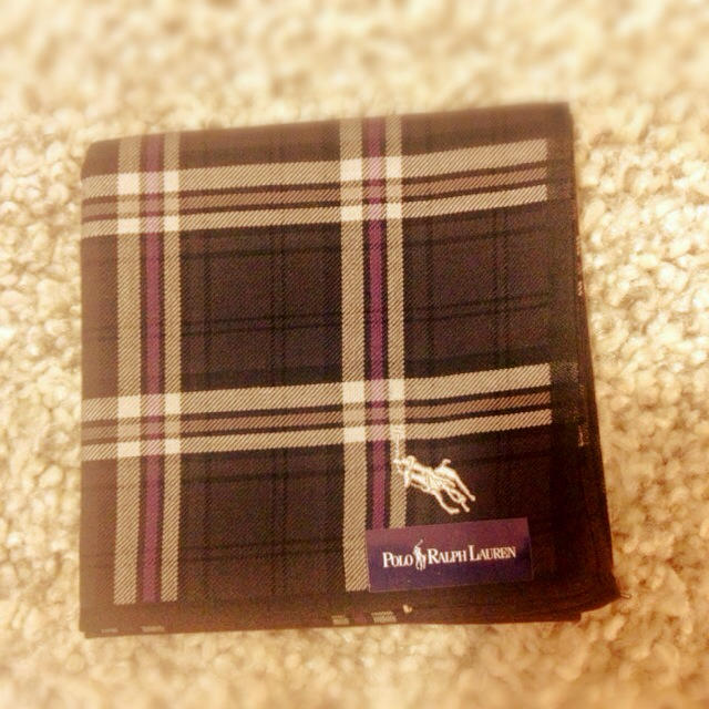 POLO RALPH LAUREN(ポロラルフローレン)のラルフローレン♡紳士ハンカチ レディースのファッション小物(ハンカチ)の商品写真