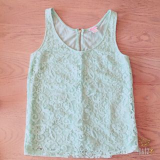 エイチアンドエム(H&M)の❁H&M レースノースリーブトップス❁(タンクトップ)