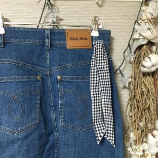 MIU MIU(デニム ・ ミニスカート)のフリマアイテム一覧 MIU MIU(デニム ・ ミニスカート)のフリマアイテム一覧