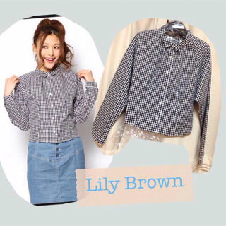 リリーブラウン(Lily Brown)のLily Brown♡今季ギンガム(シャツ/ブラウス(長袖/七分))
