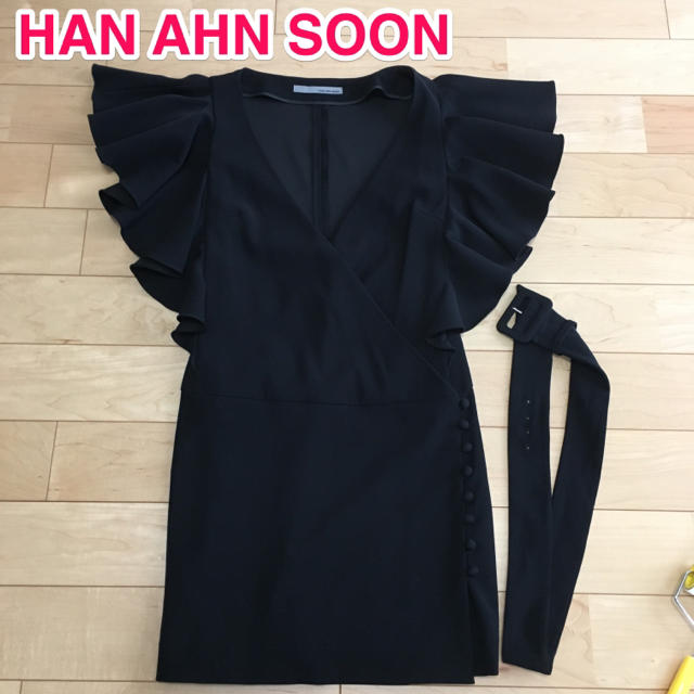 HAN AHN SOON(ハンアンスン)のHAN AHN SOON ★ カシュクールワンピース レディースのワンピース(ミニワンピース)の商品写真