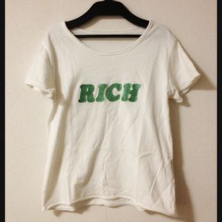 リッチ(rich)の【値下げ中】rich ロゴTシャツ(Tシャツ(半袖/袖なし))