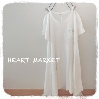 ハートマーケット(Heart Market)のHEART MARKET＊Tシャツワンピ(ひざ丈ワンピース)