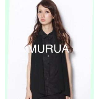 ムルーア(MURUA)の値下げ✨MURUA 3wayノースリシャツ 試着のみ(シャツ/ブラウス(半袖/袖なし))