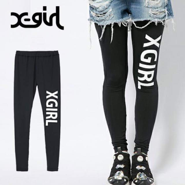 X-girl(エックスガール)のレギンス レディースのレッグウェア(レギンス/スパッツ)の商品写真