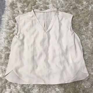 スピックアンドスパン(Spick & Span)の【a♡様専用】サイドスリット フレンチブラウス ベージュ(シャツ/ブラウス(半袖/袖なし))