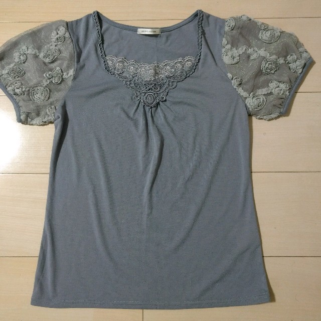 axes femme(アクシーズファム)のaxes femme 　袖が可愛い　半袖Tシャツ♡ レディースのトップス(カットソー(半袖/袖なし))の商品写真