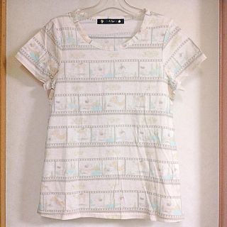 フランシュリッペ(franche lippee)の値下★試着のみ美品フランシュリッペ日本製リネン半袖Tシャツ(Tシャツ(半袖/袖なし))