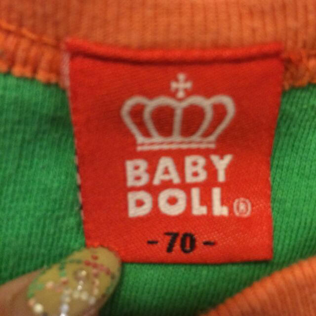 BABYDOLL(ベビードール)のBABYDOLL☆ロンパース☆70サイズ キッズ/ベビー/マタニティのベビー服(~85cm)(ロンパース)の商品写真