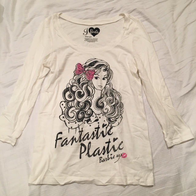 Barbie(バービー)のBarbie 七分袖ティーシャツ レディースのトップス(Tシャツ(長袖/七分))の商品写真