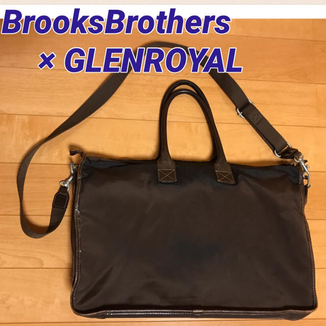 GLENROYAL(グレンロイヤル)の訳あり格安☆BrooksBrothers × GLENROYAL☆ブリーフケース メンズのバッグ(ビジネスバッグ)の商品写真