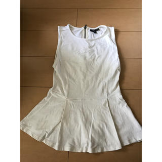 トップショップ(TOPSHOP)のＴＯＰ ＳＨＯＰ ペプラム トップス(カットソー(半袖/袖なし))