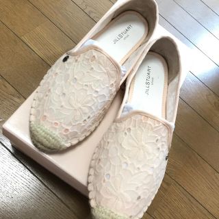 ジルスチュアート(JILLSTUART)の【ほぼ新品】JILL♡ジル スチュアートフラワーエスパドリュー(スリッポン/モカシン)