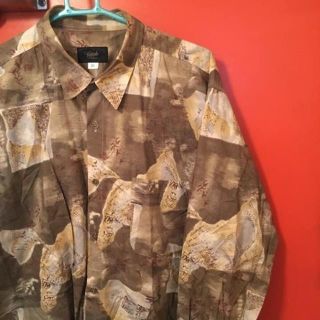 コムデギャルソン(COMME des GARCONS)の【超希少】80s 総柄シャツ ビックサイズ キッタリハッタリ柄 モード 個性派(シャツ)