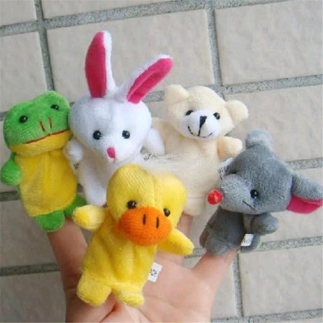 かわいい動物の指人形　10個セット キッズ/ベビー/マタニティのおもちゃ(ぬいぐるみ/人形)の商品写真
