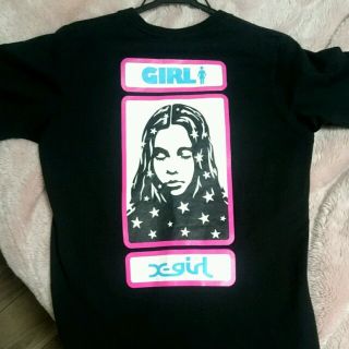 エックスガール(X-girl)のXGIRL バックプリントフェイスTシャツ(Tシャツ(半袖/袖なし))