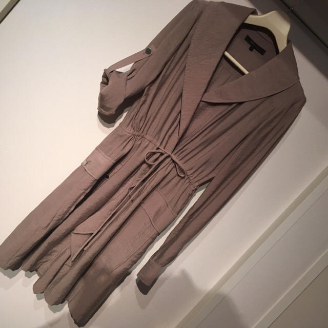 BCBG MAXAZRIA シャツワンピース風 XS ベージュ