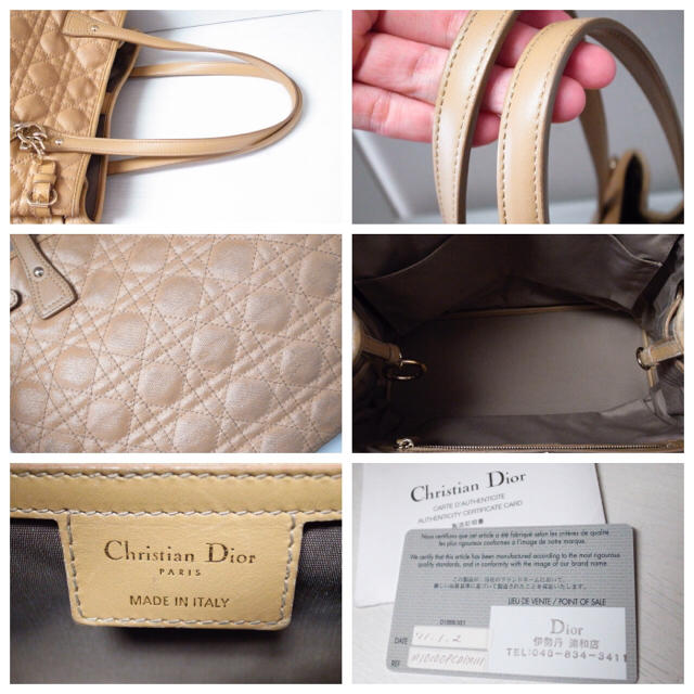Christian Dior(クリスチャンディオール)のsmile様専用♡ディオール パナレア トートバッグ ベージュ レディディオール レディースのバッグ(トートバッグ)の商品写真