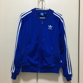 アディダス(adidas)のadidas originals ブルー ジャージ レディース(パーカー)