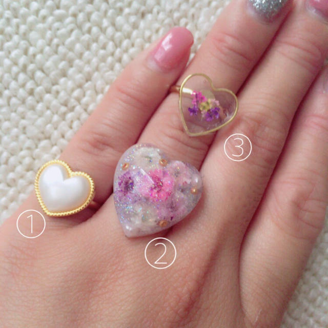 1996harudebu様 ❤︎ まとめ買い ❤︎ ハンドメイドのアクセサリー(リング)の商品写真