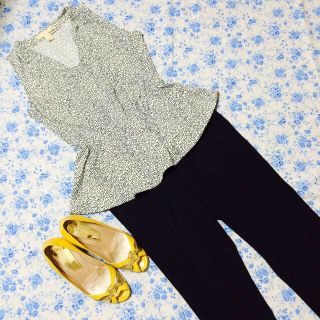 バナナリパブリック(Banana Republic)のバナリパ♡ペプラムカットソー✂︎(カットソー(半袖/袖なし))