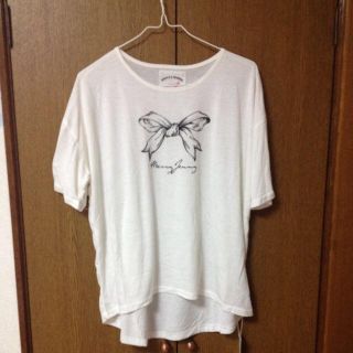 メリージェニー(merry jenny)のリボンTシャツ(Tシャツ(半袖/袖なし))