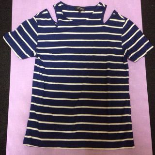 トップショップ(TOPSHOP)のボーダーT(Tシャツ(半袖/袖なし))