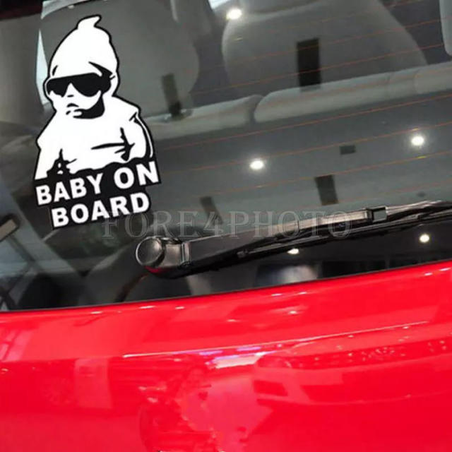 赤ちゃん乗車中 BABY ON BOARD ステッカー キッズ/ベビー/マタニティの外出/移動用品(その他)の商品写真