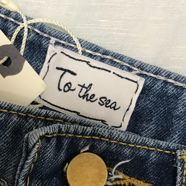 SeaRoomlynn(シールームリン)のtothesea デニムショートパンツ レディースのパンツ(ショートパンツ)の商品写真