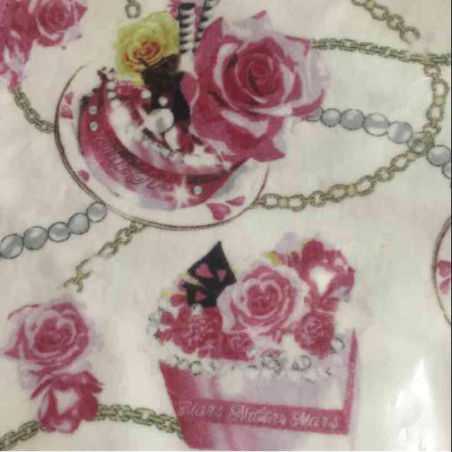MA＊RS(マーズ)のMARS 薔薇＆ケーキ柄 ハンドタオル 未使用 レディースのファッション小物(ハンカチ)の商品写真
