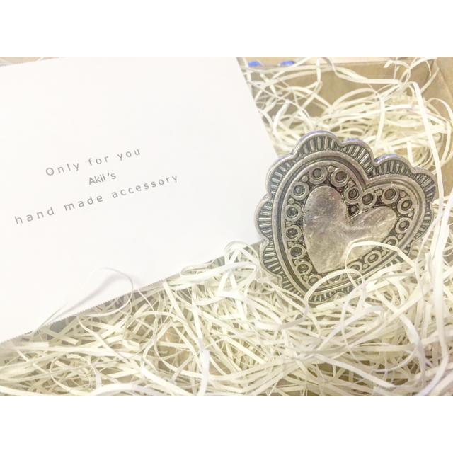 ▷silver heart ring ハンドメイドのアクセサリー(リング)の商品写真