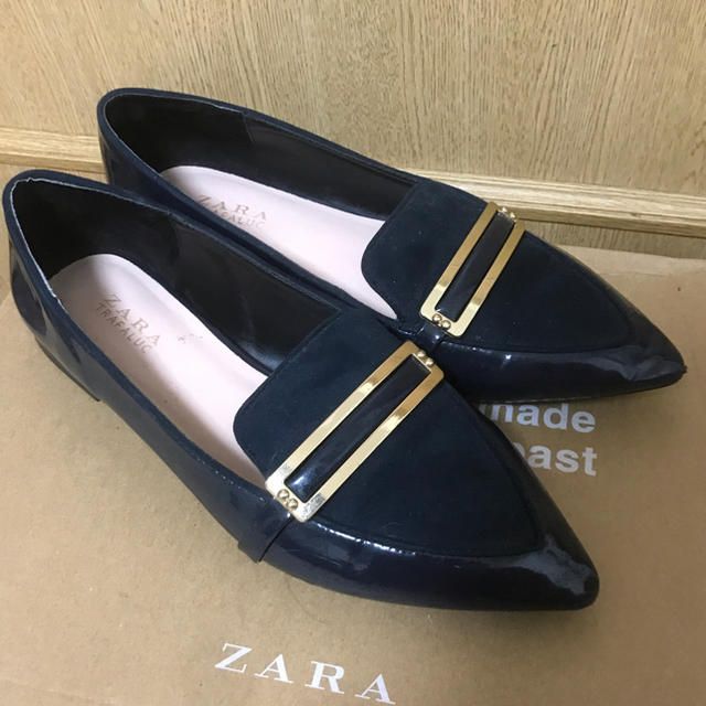 ZARA(ザラ)の☆リトさま☆サイズ41!!ZARAオペラシューズ 傷無し レディースの靴/シューズ(バレエシューズ)の商品写真