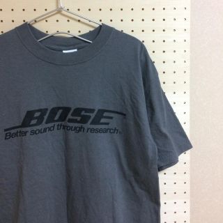 ボーズ(BOSE)のビンテージ古着 BOSE USA製 Ｔシャツ ダークグレー サイズM 90s(Tシャツ/カットソー(半袖/袖なし))