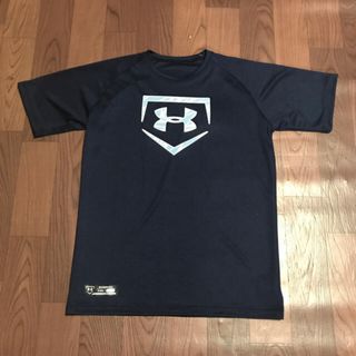 アンダーアーマー(UNDER ARMOUR)のアンダーアーマー ベースボールシャツ YLG 150 Tシャツ ビックロゴ 野球(ウェア)