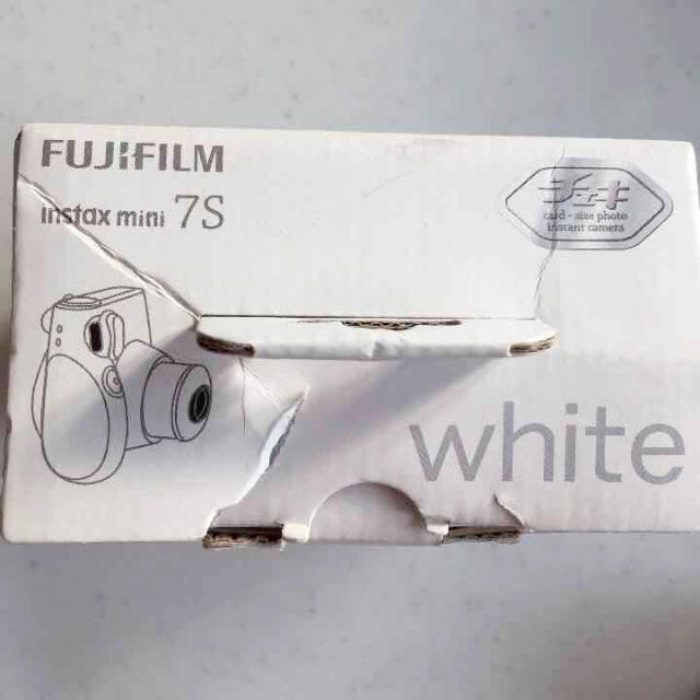 富士フイルム(フジフイルム)の【FUJIFILM】instax mini7S チェキ ホワイト スマホ/家電/カメラのカメラ(フィルムカメラ)の商品写真