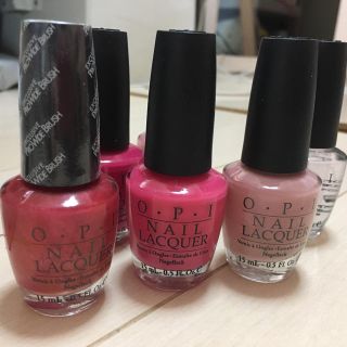 オーピーアイ(OPI)のOPI ピンク系統5色 ＋ トップコートセット 超お得(マニキュア)