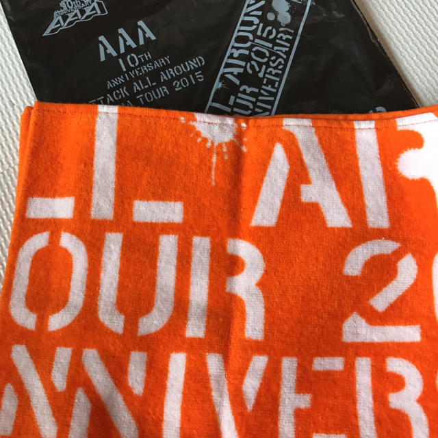 AAA 10周年Anniversaryタオル