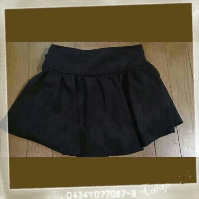 ブラック スカート レディースのスカート(ミニスカート)の商品写真