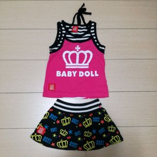 ベビードール(BABYDOLL)の送料無料 BABYDOLL 子供服 90cm タンクトップのみ(Tシャツ/カットソー)