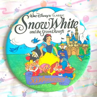 ディズニー(Disney)の白雪姫♡big缶バッチ♡ヴィンテージ(ブローチ/コサージュ)