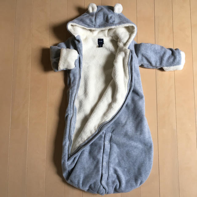 babyGAP(ベビーギャップ)のbabyGap くま耳 カバーオール 2way キッズ/ベビー/マタニティのベビー服(~85cm)(カバーオール)の商品写真