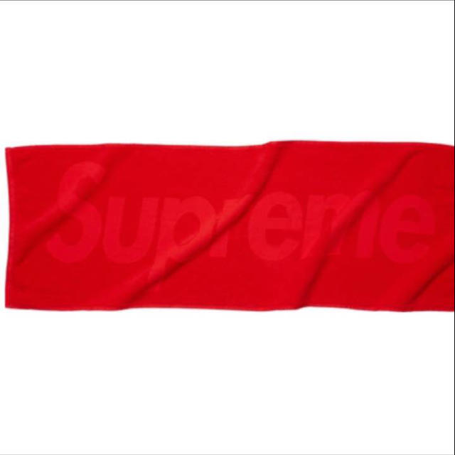 Supreme(シュプリーム)の新品未使用 Supreme Terry Logo Hand Towel 赤 メンズのメンズ その他(その他)の商品写真